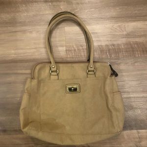 Large tan purse